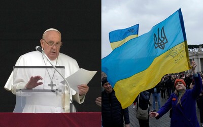 Pápež vyzval na vyvesenie bielej vlajky na Ukrajine. Kyjev mu poslal tvrdý odkaz