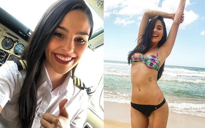 Paraguajská pilotka Ana pobláznila svojou postavou aj prácou Instagram. Odmalička vedela, že skončí v oblakoch