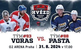 Pasta vs. Voráček. Na konci srpna se v O2 aréně odehraje Zápas hvězd