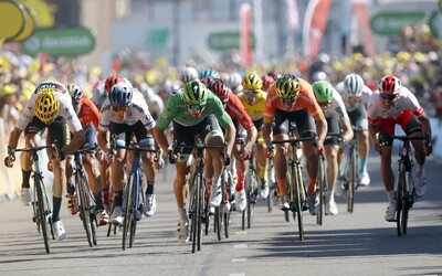 Peter Sagan obsadzuje tretie miesto v siedmej etape Tour de France
