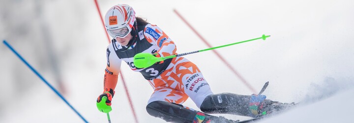 Petra Vlhová skončila v slalome v Špindlerovom Mlýne na štvrtom mieste
