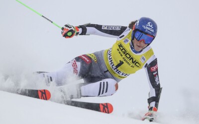 Petra Vlhová v obrovskom slalome Svetového pohára po prvom kole viedla, napokon skončila tretia