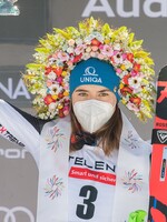 Petra Vlhová získala veľký krištáľový glóbus pre víťazku Svetového pohára! Nezastavilo ju ani zaváhanie v prvom kole slalomu