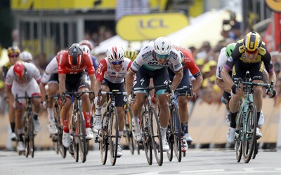 Petrovi Saganovi sa v 3. etape Tour de France aj napriek 5. miestu podarilo udržať zelený dres