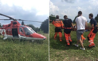 Počas automobilových pretekov na Dobšinskom kopci vyletelo auto mimo cesty a vrazilo do 32-ročného muža 