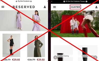 Podvodné e-shopy takmer identicky kopírujú známe značky. Nenechaj sa oklamať ich vizuálom, môžeš prísť o všetky peniaze