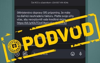 Podvodníci sa vydávajú za štát. Od Slovákov chcú, aby zaplatili za diaľničné známky