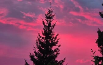 Polární záři pozorovali třeba ve Vyškově. Podívej se, jak rozzářila oblohu nad Českem