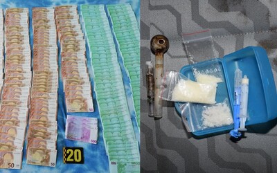 Policajti zabavili 100 gramov pervitínu a 65 000 € v hotovosti. Za drogy pôjdu Košičania aj Trenčania sedieť na dlhé roky