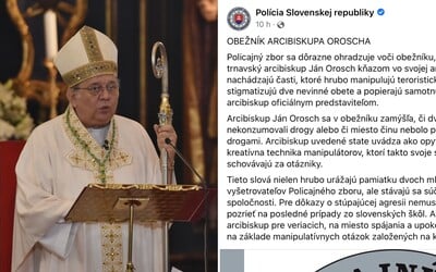Polícia na Facebooku odsúdila arcibiskupov list o obetiach na Zámockej. Strčte si to do z...u, komentoval status Boris Kollár