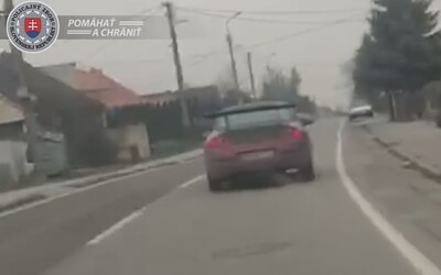 Polícia zverejnila video z naháňačky v Hlohovci. Mladík na vytuningovanom Forde jazdil bez vodičáku