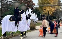 Policisté v Ohiu oblékli koně jako členy Ku-klux-klanu. „Měli to být duchové,“ hájí je šerif