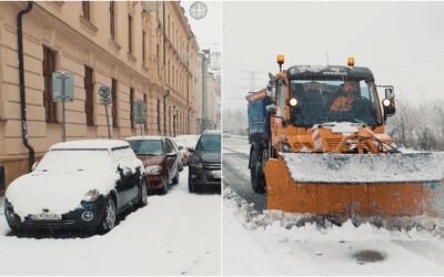 Pozreli sme sa na snehovú „kalamitu“ v Bratislave. Podľa magistrátu nie je možné odpratať všetko naraz (Videoreportáž)