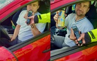 Prekvapeným šoférom policajti rozdávali pivo. Hliadky po Slovensku odmeňovali každého, kto pri kontrole nafúkal 0 promile