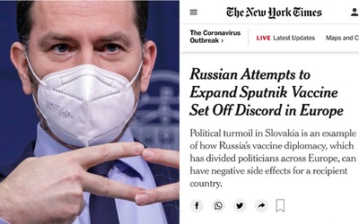 Prestížne New York Times si všimli, ako Rusi vybabrali s Igorom Matovičom pri nákupe vakcín Sputnik V