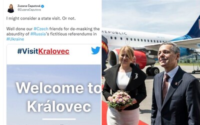 Prezidentka Čaputová avizuje možnú oficiálnu návštevu fiktívneho Královca. Skvelý boj proti ruskej propagande, chváli Čechov