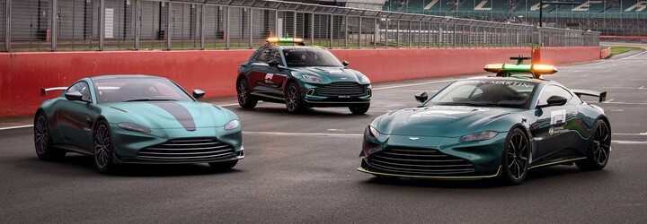 Pri príležitosti návratu značky Aston Martin do F1 spoznávame nový safety car aj špeciálny Vantage