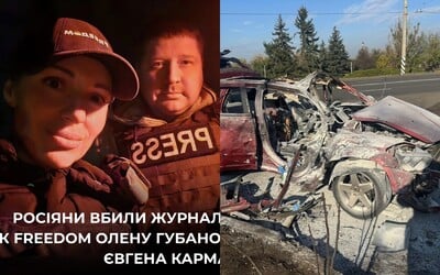 Pri ruskom útoku zomreli dvaja novinári. Zverejnili fotografie zhoreného auta