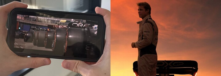 Proměň svůj telefon ve volant F1. Nový trailer na film s Bradem Pittem má na iPhonech haptickou odezvu
