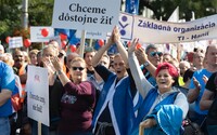 Protestujúci v Bratislave apelovali na vládu, aby riešila energetickú a inflačnú krízu