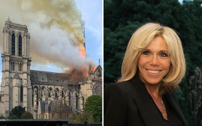 Prvá dáma Francúzska údajne chcela, aby Notre-Dame zdobil veľký vztýčený úd so zlatými guľami 