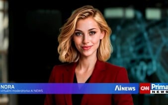 První AI moderátorka v Česku. Jmenuje se Nora a bude uvádět pořad o umělé inteligenci