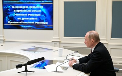 Putin sledoval cvičenie ruských jadrových síl, vraj išlo o prípravu na prípadný nepriateľský jadrový útok proti Rusku
