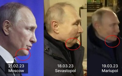 Putin vraj do Mariupola poslal dvojníka. Tieto fotky poukazujú na rozdiely vo výzore
