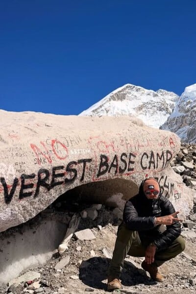 Rapper Separ čelí ostré kritice za graffiti v base campu Mount Everestu. Co lidem vzkázal?