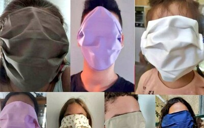 Řecká vláda poslala dětem roušky přes celý obličej, lidé se baví