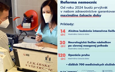 Revolúcia v slovenskom zdravotníctve: na zásadné vyšetrenia budeš čakať kratšie, zverejnili lehoty