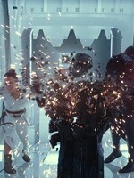 Rey používa Silu na stormtrooperov a Darth Sidious hovorí o poslednom súboji svetla proti temnote