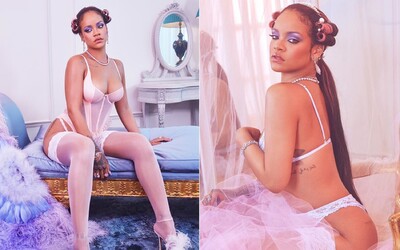 Rihanna zvádza v natáčkach a podpätkoch. Novou kolekciou pripomína, že jej spodné prádlo je o rešpekte a sebadôvere žien