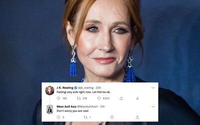 J. K. Rowling vyhrožovali smrtí poté, co na Twitter napsala příspěvek o Rushdiem. Případ vyšetřuje policie
