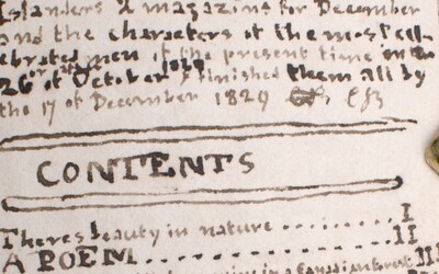 Rukopis Charlotte Brontë se vydražil za 28 milionů korun. Napsala ho ve 13 letech