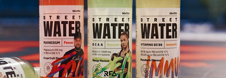 SEMTEX Republic uviedol na trh funkčnú vodu obohatenú o vitamíny. Medzi ambasádorov patrí raper Kali a zápasníci MMA