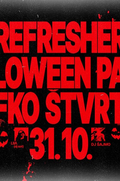 Šafko sa 31. októbra premení na klub strašidiel. Ukáž svoj TOP kostým na REFRESHER Halloween párty a roztoč to s nami na parkete