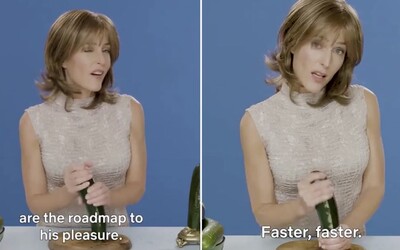 Sexuálna terapeutka zo Sex Education ti v celom videu zo seriálu ukáže, ako správne uspokojiť muža