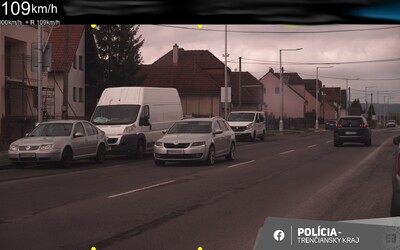 Šialená jazda v Trenčianskej Teplej: Mladý vodič prekročil povolenú rýchlosť o 59 km/h, hrozí mu exemplárny trest