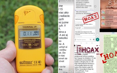 Šialený hoax o radiácii v oblasti Martina a Žiliny: Slováci naleteli na klamstvo, zdieľajú dezinformačnú reťazovú správu