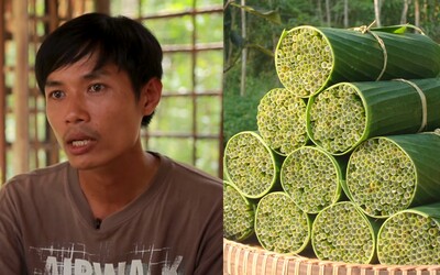 Šikovný Vietnamec vyrábí slámky z trávy. Jednorázové plasty odmítá, jeho výrobky neobsahují ani chemikálie