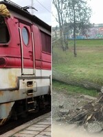 Silný vietor vybil okno na rušni vlaku, počasie vyčíňa po celom Slovensku