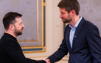 Šimečka sa v Kyjeve stretol so Zelenským. Ukrajina má záujem rokovať o plyne, tvrdí