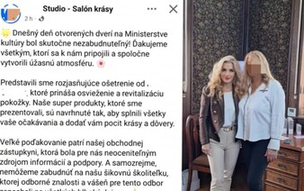 Šimkovičová prijala kozmetické štúdio na ministerstve. Opozícia hovorí o možnej reklame cez verejnú funkcionárku