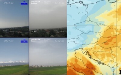 Situácia so saharským prachom sa na Slovensku zhoršuje, podľa meteorológov by malo byť maximum zajtra