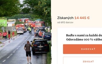 Slováci po zrážke vlaku s autobusom vytvorili zbierku pre rodiny pozostalých a zranených. Od včera prispeli vyše 14 000 eur