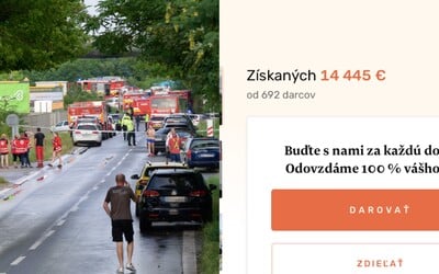 Slováci po zrážke vlaku s autobusom vytvorili zbierku pre rodiny pozostalých a zranených. Od včera prispeli vyše 14 000 eur