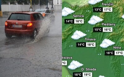 Slováci sa musia pripraviť na prudkú zmenu počasia, letné teploty opäť vystrieda ochladenie. Zmena príde už o pár hodín