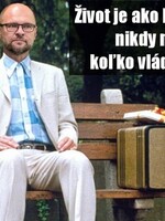 Slováci sa vtipnými memes vysmievajú z hroziaceho pádu Hegerovej vlády. Zo Sulíka spravili vypočítavého Forresta Gumpa
