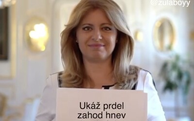 Slováci sa zabávajú na ďakovnom príspevku Zuzany Čaputovej. Papierové hárky odkrývajú Rytmusov text či Plačkovej súťaž